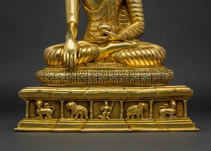 Shakyamuni Buddha (Siddhartha Gautama) Statue – Handmade In Nepal