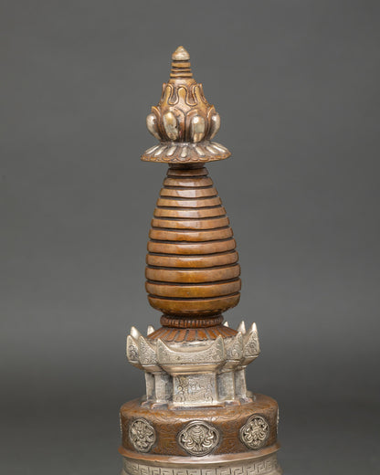 Handmade Kadampa Stupa | Sacred Shrine for Kadampa Buddhism