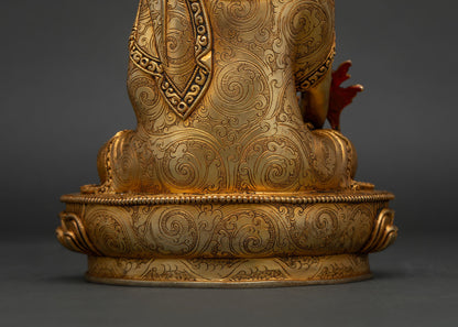 Bhaisajyaguru Statue | Handcrafted Buddhist Healing Sculpture from Nepal