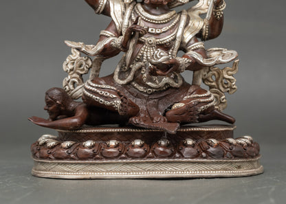 Four-Armed Mahakala Statue | Guardian of Dharma in Tibetan Buddhism