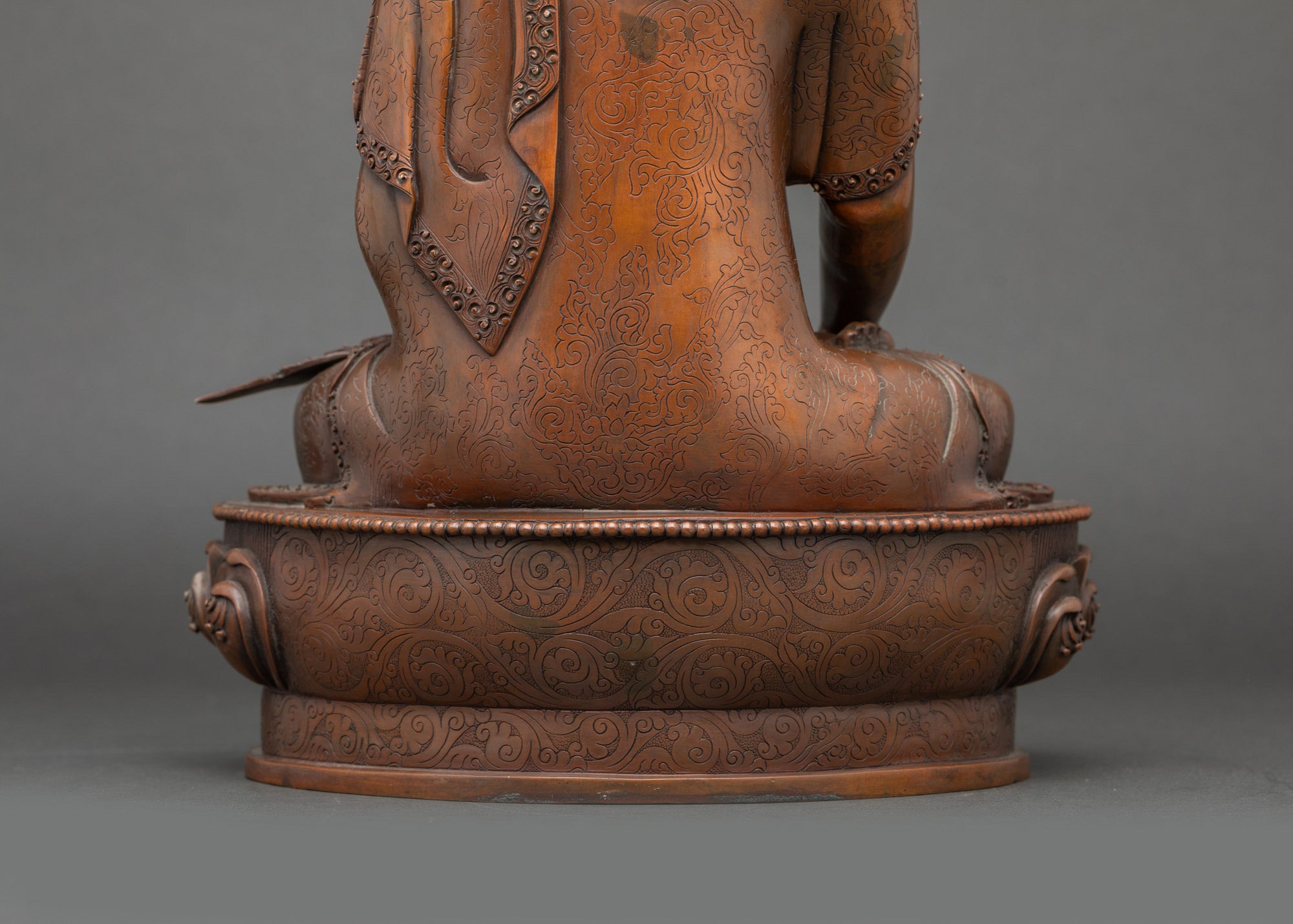 Shakyamuni Crowned Buddha Figurine | Authentic Copper Artwork
