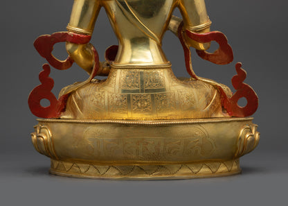18" Vajrasattva Statue for Meditation | Seated Buddha of Purification