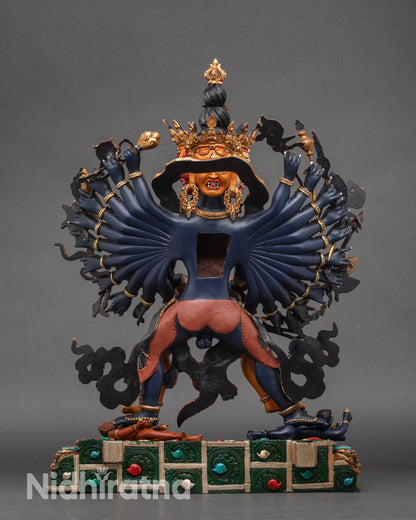 Colorful Kalachakra Statue | The Wheel of Time in Buddhism