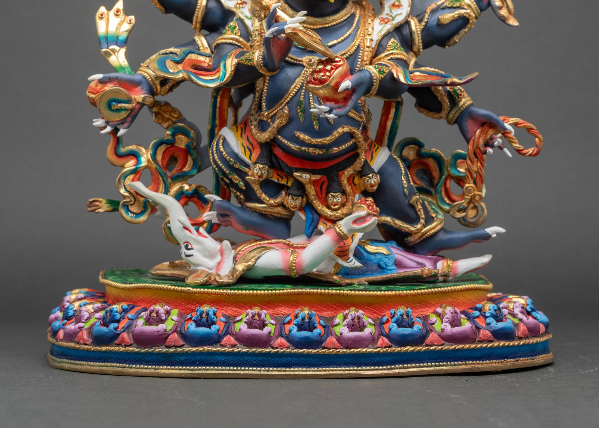 Premium Six-Armed Mahakala Statue | Wrathful Protector of Buddhism