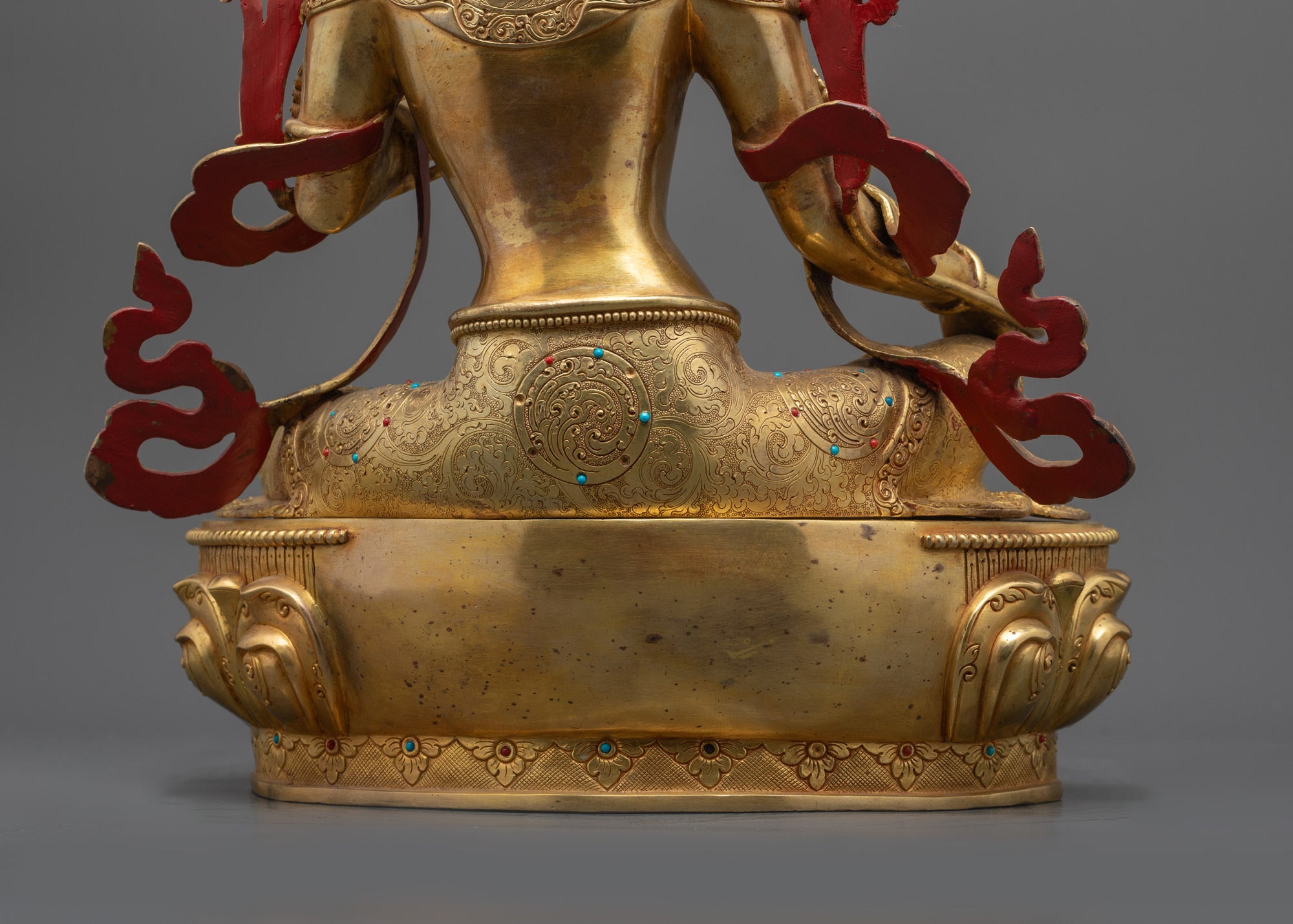 Tibetan Buddhist Goddess Green Tara Statue | Traditional Lost-Wax Craft