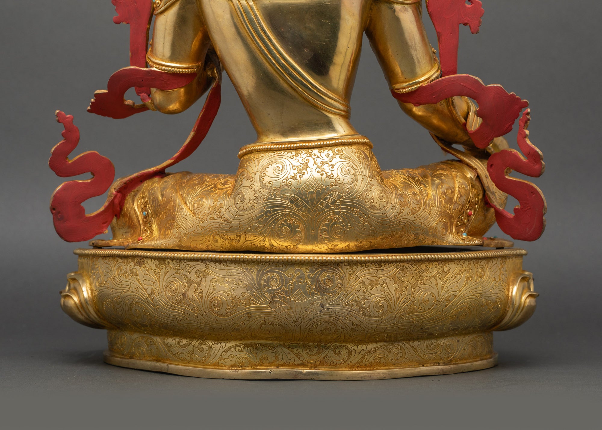 Liberating Green Tara Statue | Traditional Tibetan Buddhist Artwork