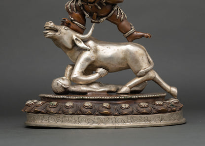 Wrathful Yamantaka Statue | Buddhist Protector Deity