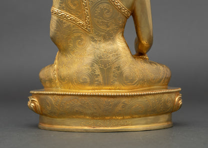 Radiant Shakyamuni Buddha Statue | Buddhist Sculpture for Serenity