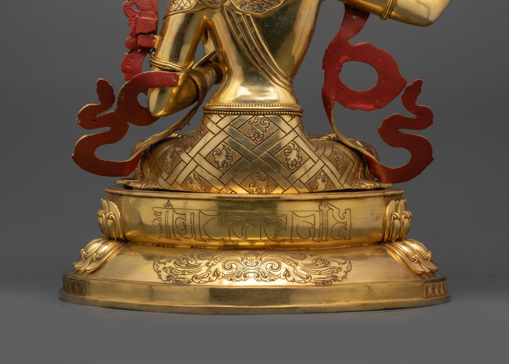 Channel Tranquility with Manjushri Sculpture | Meditation Altar Statue