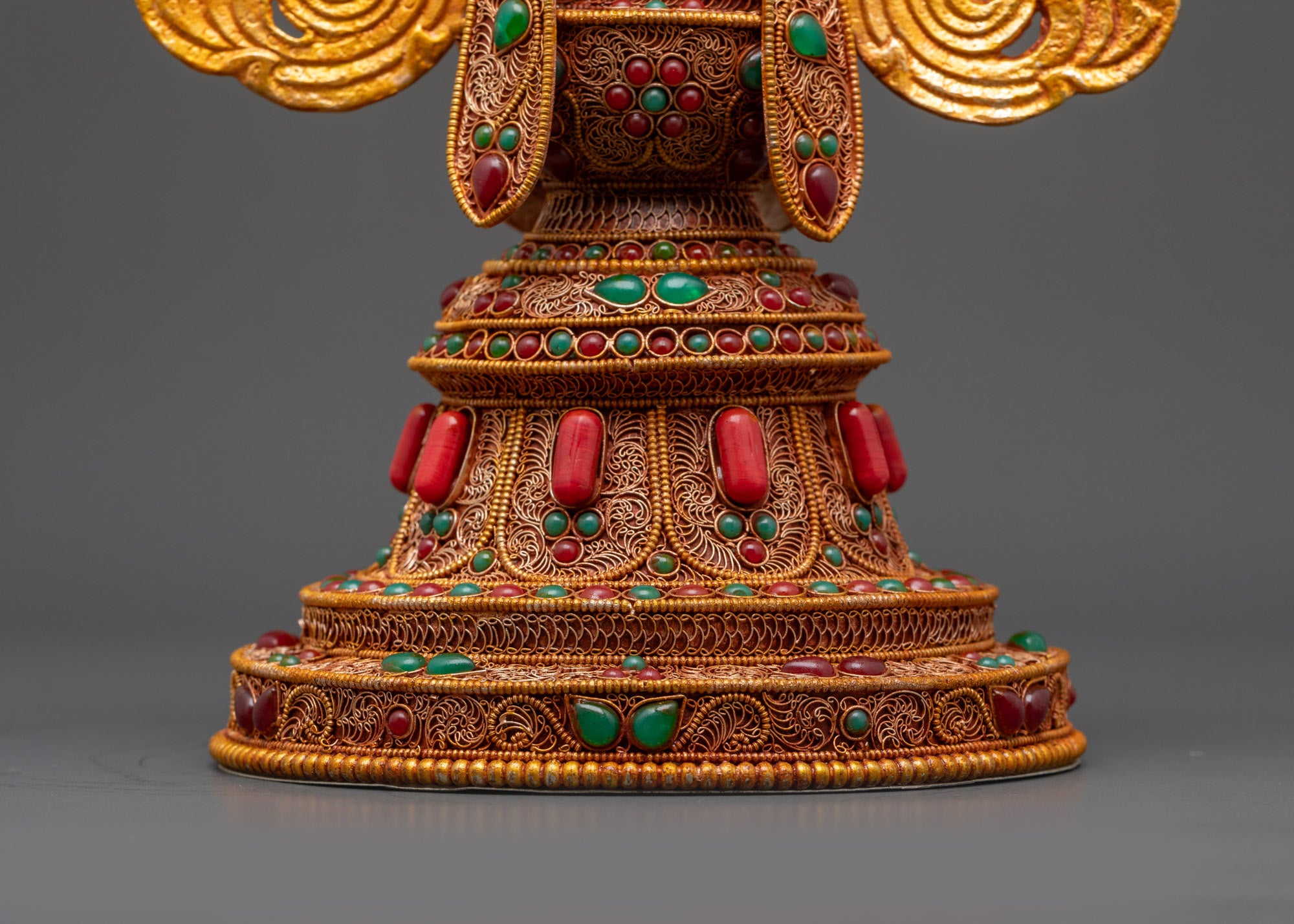 Handmade Tibetan Ashtamangala | Buddhist Symbols for Altars & Rituals