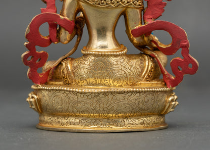 Authentic Green Tara Statue | Tibetan Buddhist Spiritual Decor