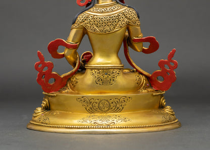 Handcrafted Vajrasattva Statue for Meditation & Spiritual Practice