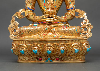 Divine Amitayus Sculpture for Home Decor & Meditation