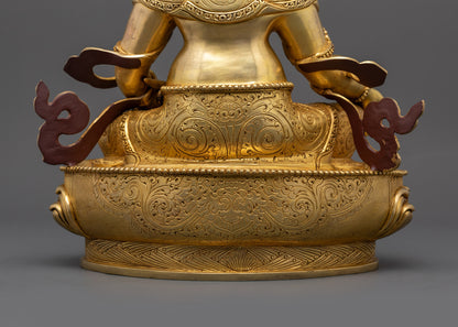 Prosperity God Dzambhala Statue | Handcrafted Himalayan Sculpture