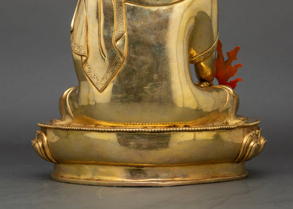 Tibetan Medicine Buddha Statue for Meditation and Spiritual Practice