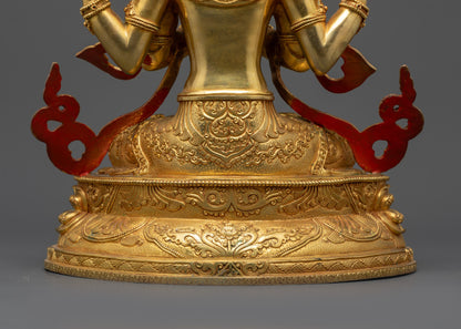 Shop Exquisite Chenrezig Statue | Handmade Nepalese Avalokiteshvara