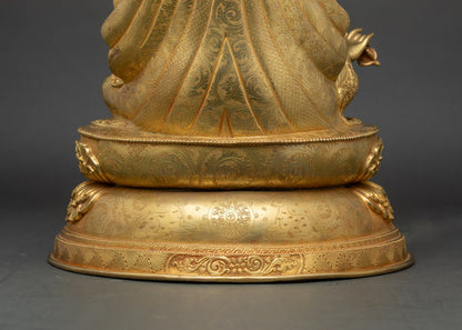 Guru Rinpoche Buddhist Statue | Handcrafted in Nepal
