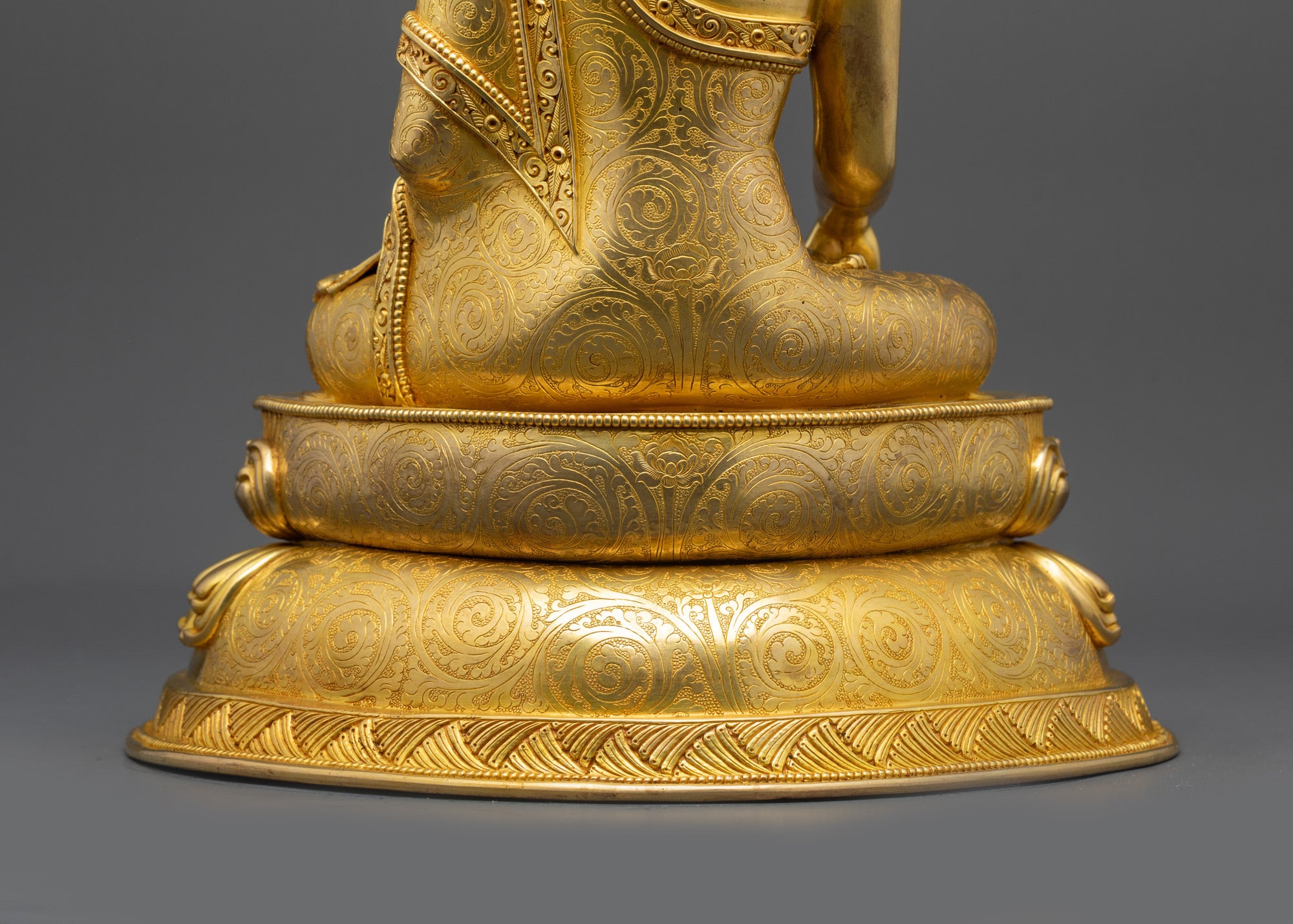Exquisite Meditating Shakyamuni Buddha Statue | Handicrafted in Nepal