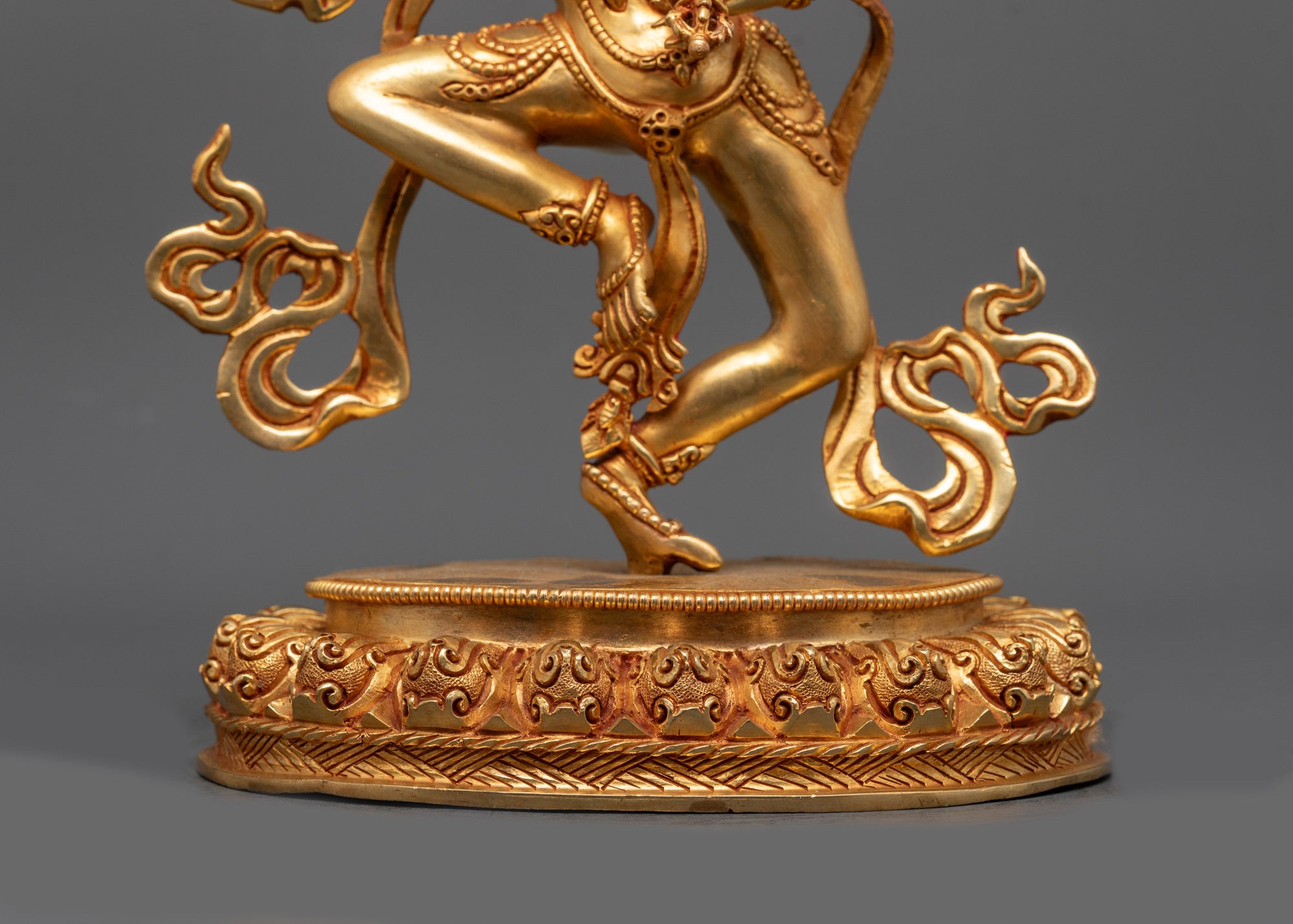 Tantric Deity Machig Labdron Statue | Hand-Carved Spiritual Sculpture