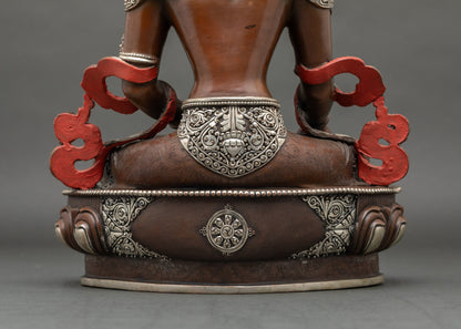 Oxidized Kshitigarbha Statue | Enlightenment Through Art and Faith