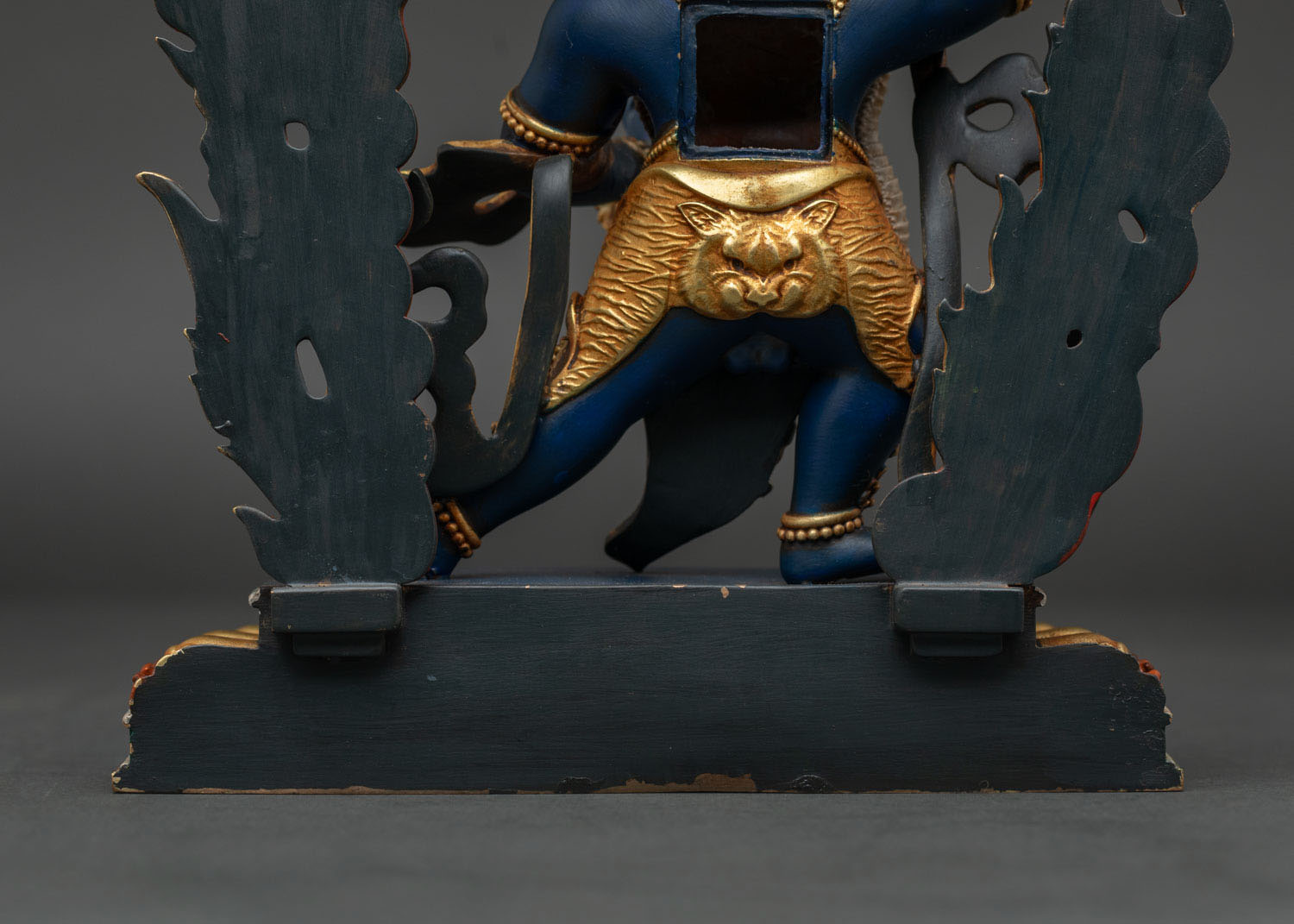 Protector Vajrapani Statue | Hand-Painted Copper Sculpture from Nepal