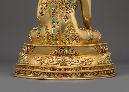 Enlightened Buddha Shakyamuni Statue from Nepal | Sage of the Shakyas