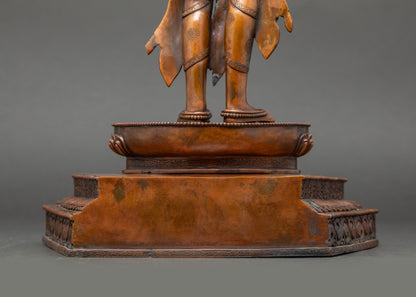 Standing Green Tara Goddess Statue- The Goddess of Buddha