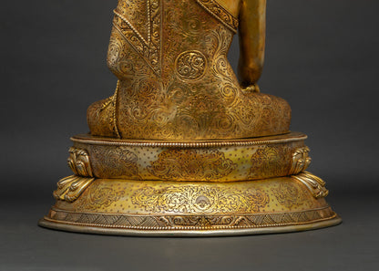 Buddha Shakyamuni Statue | Handcrafted Tibetan Buddhist Artwork