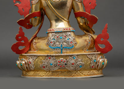 Tibetan Green Tara Statue | Protector and Guide for Home & Meditation