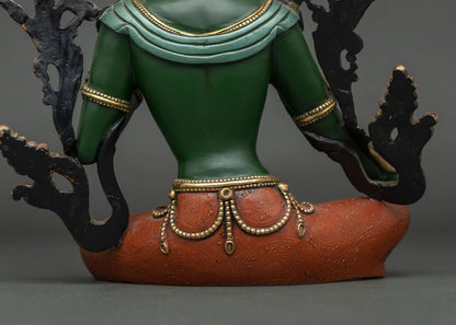 Green Tara Statue | Swift Protector & Compassionate Mother Icon