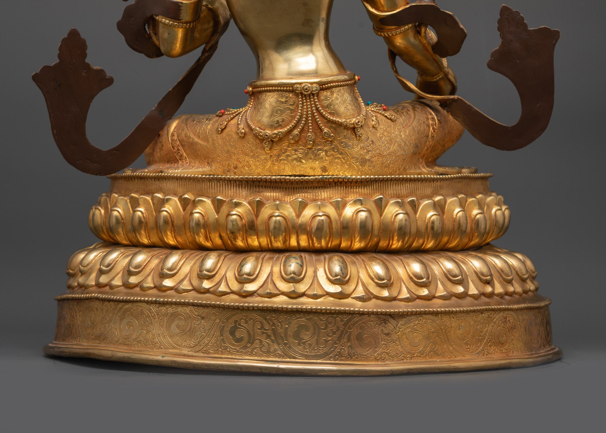 Peaceful Green Tara Statue | Handcrafted Tibetan Goddess for Home Decor