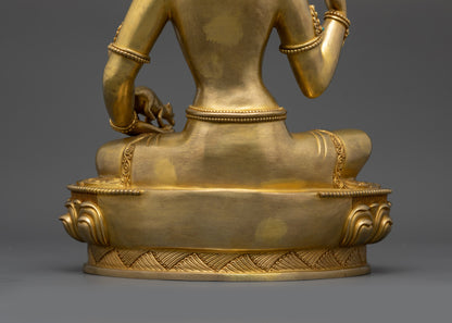 Wish-Fulfilling Red Tara Sculpture | Handmade Himalayan Buddhist Deity