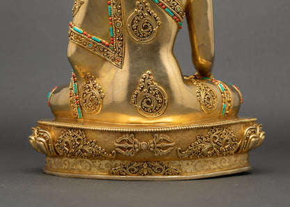 Peaceful Buddha Altar Statue | Handcrafted Spiritual Sculpture