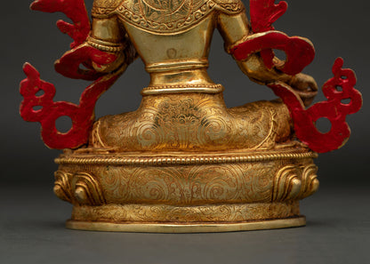 Green Tara Statue | Handcrafted Buddhist Deity for Devotional Spaces