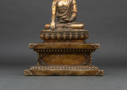 Antique Style Shakyamuni Buddha Statue | Buddhist Collectible