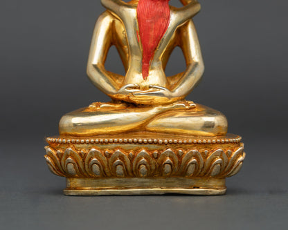 Handcrafted Samantabhadra Statue | Buddhist Meditation Decor