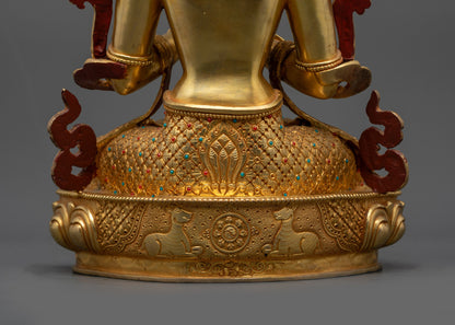Invoke Enlightened Wisdom with Manjushri Statue | Meditation Decor