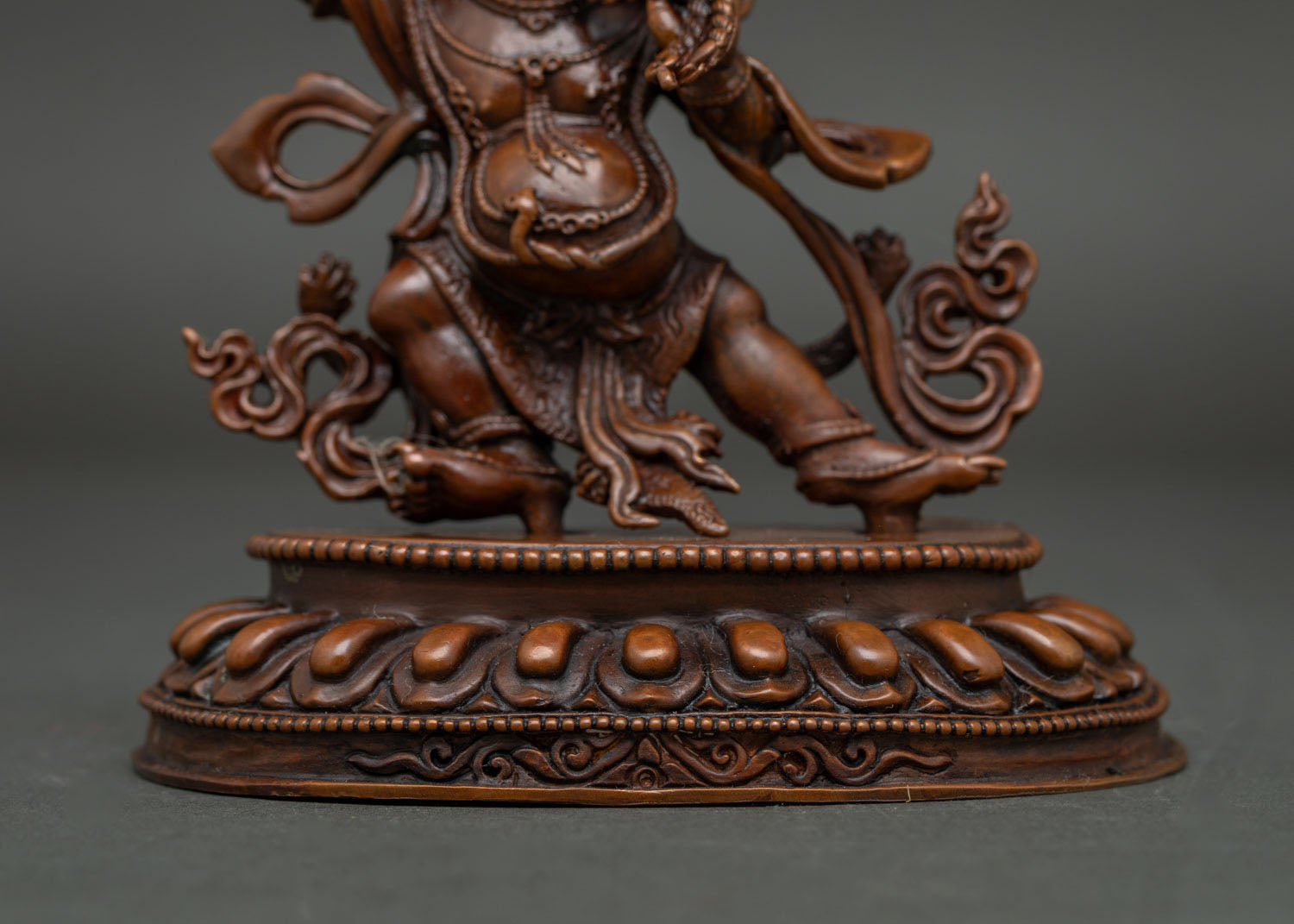 Oxidized Vajrapani Statue | Symbol of Enlightment