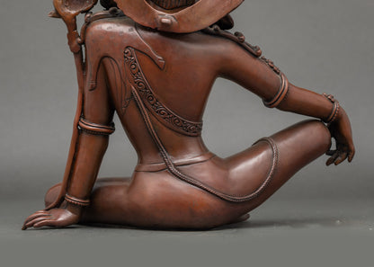 Handcrafted Two Arm Chenrezig Statue for Inner Peace