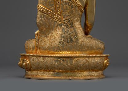 Shakyamuni Buddha Statue | Hand-Carved Meditation Figure for Altar