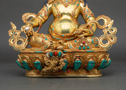Handcrafted Dzambhala Statue for Prosperity and Abundance