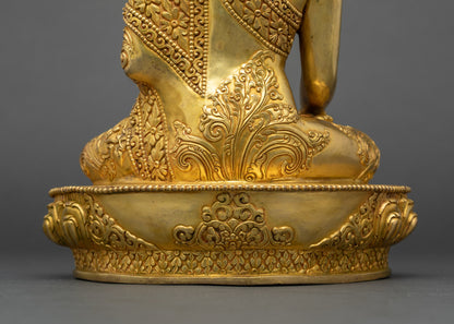 Shakyamuni Buddha Figurine | Artisan-Crafted Buddhist Altar Figurine