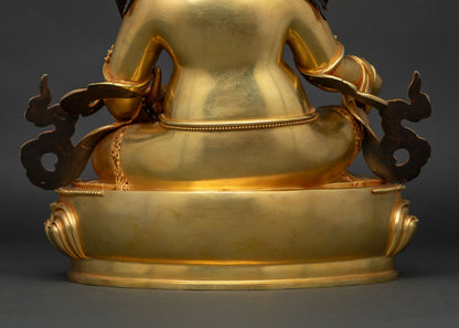 Traditional Dzambhala Statue | 33cm High-Quality Buddhist Sculpture