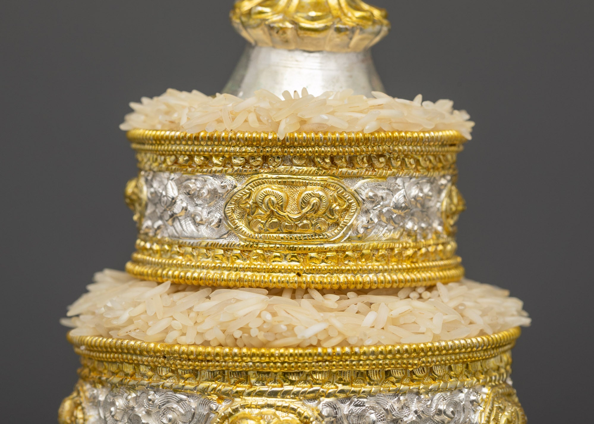 5" Tibetan Mandala Set with Auspicious Symbols | Meditation Decor