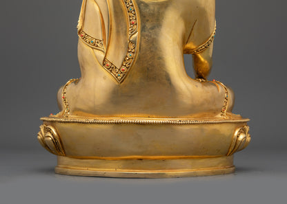 Meditating Buddha Statue | Traditional Lost-Wax Casted Buddhist Art