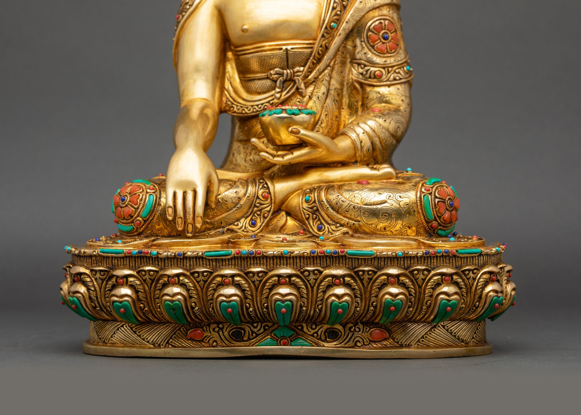 Siddhartha Gautama Sculpture | Enlightened Buddha Statue from Nepal