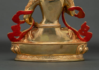 Vajrasattva Statue for Meditation – Handcrafted Copper Buddhist Art
