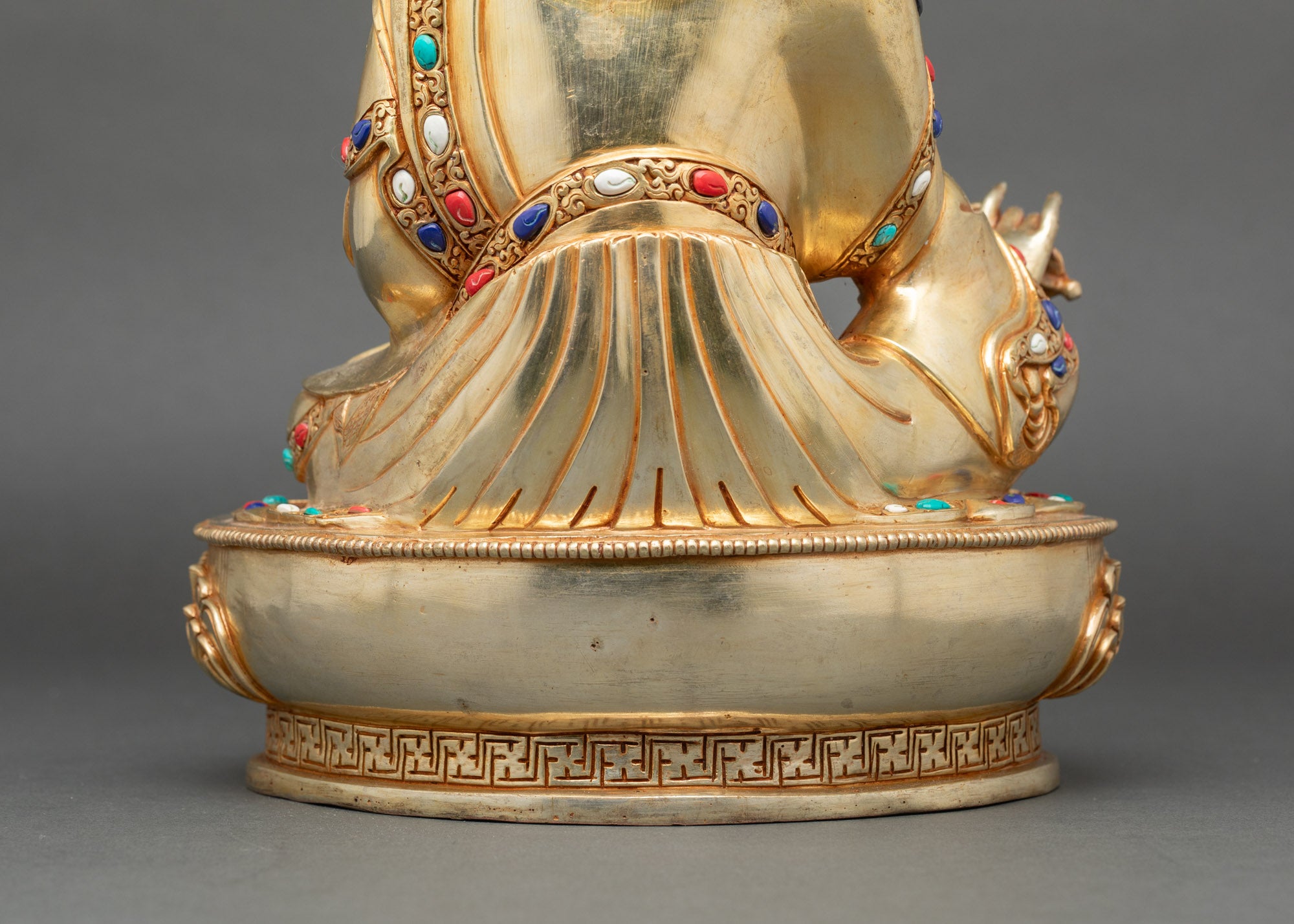 Handmade Guru Rinpoche Statue | Tibetan Buddhist Decor