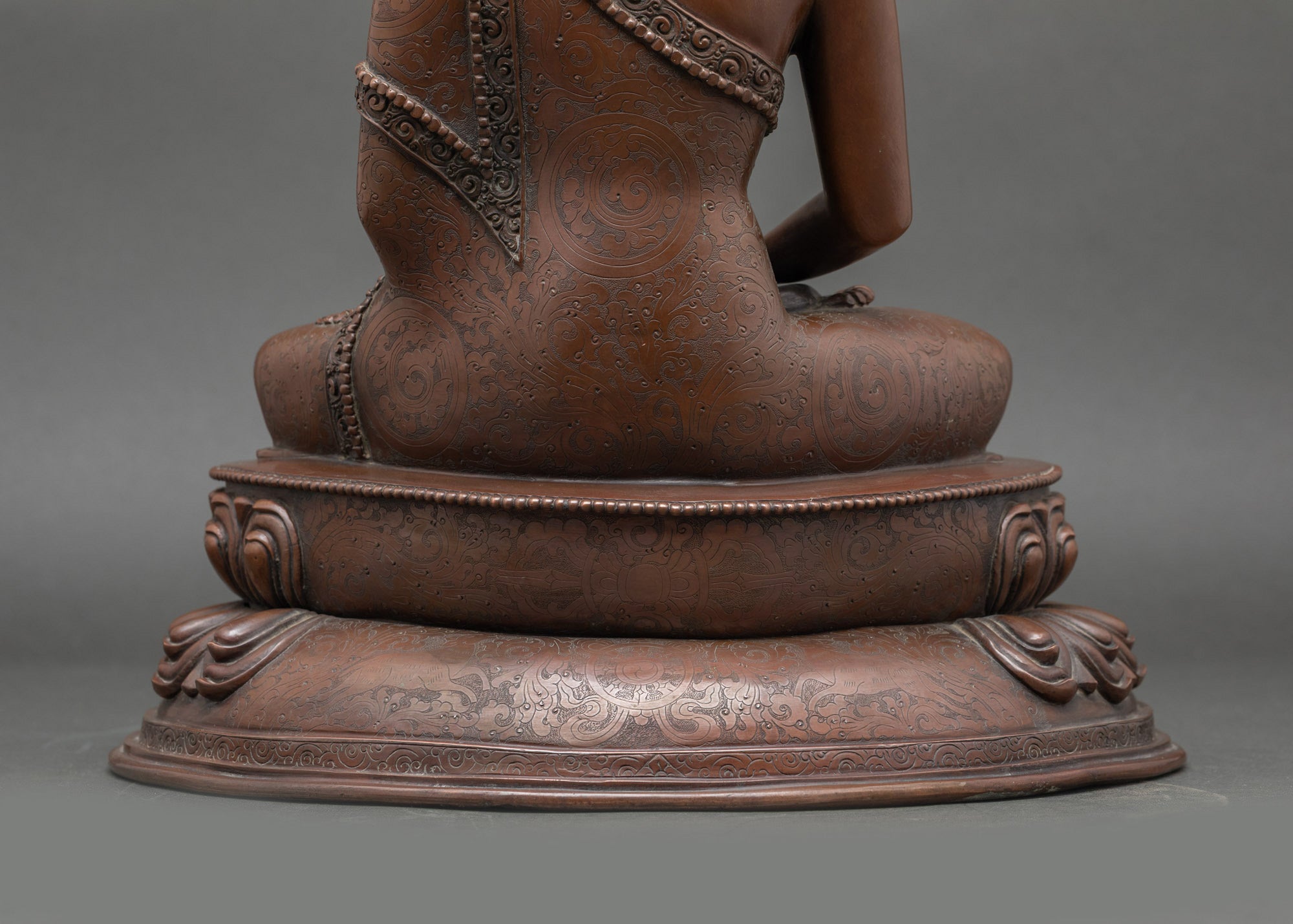 Amida Nyorai Statue |Handmade Copper Idol for Sacred Spaces