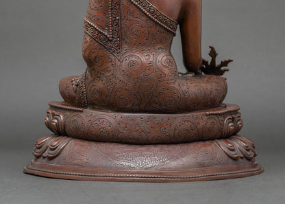 Medicine Buddha Sculpture | Nepalese Artisan Craftwork